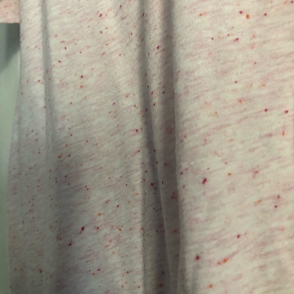 Heathered pink 3/4 length top - Picture 2 of 3